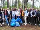 Мероприятия по уборке в лесопарке посвящены 80-летию профтехобразования