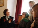 Встреча волонтёров с ветераном Великой Отечественной войны