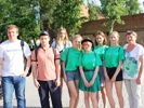Волонтёры в Михайловском